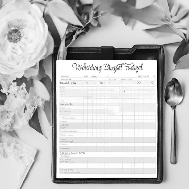 wedding template, wedding budget tracker